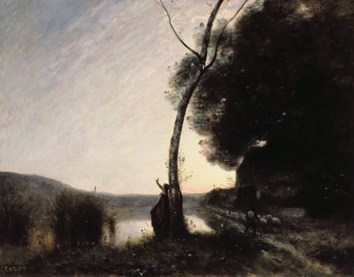 Der Abendstern, 1864 von Jean Baptiste Camille Corot